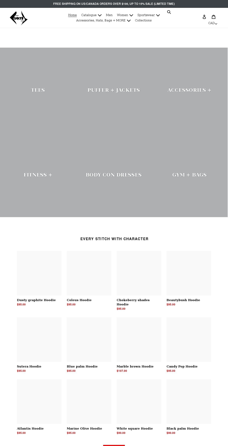 shokze.com shopify website screenshot