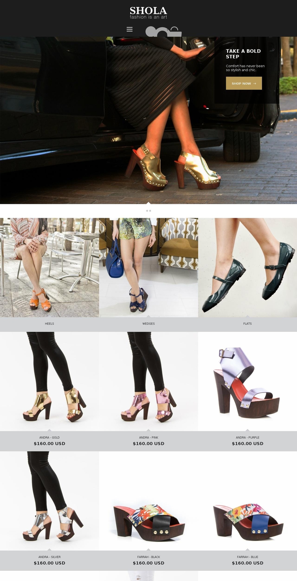 sholayusuf.com — Shopify storefront screenshot