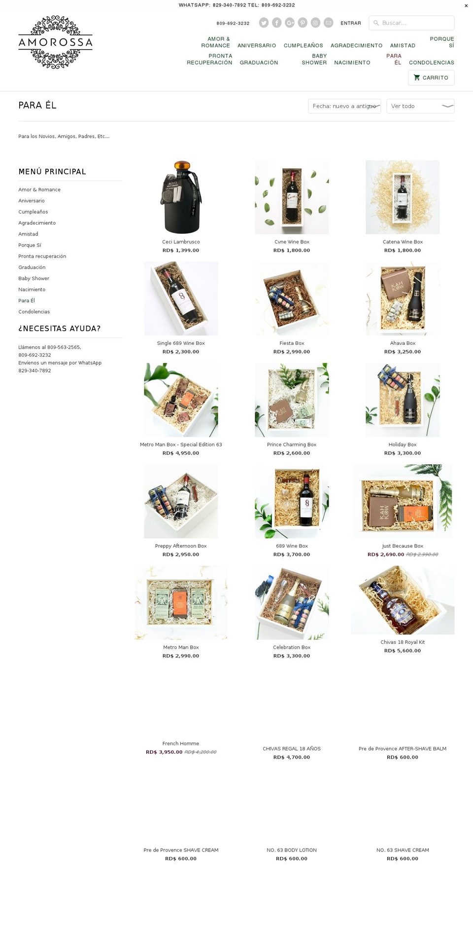 shonzino.com — Shopify storefront screenshot