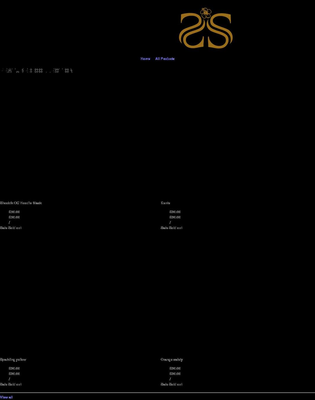 shooblkapparel.com shopify website screenshot