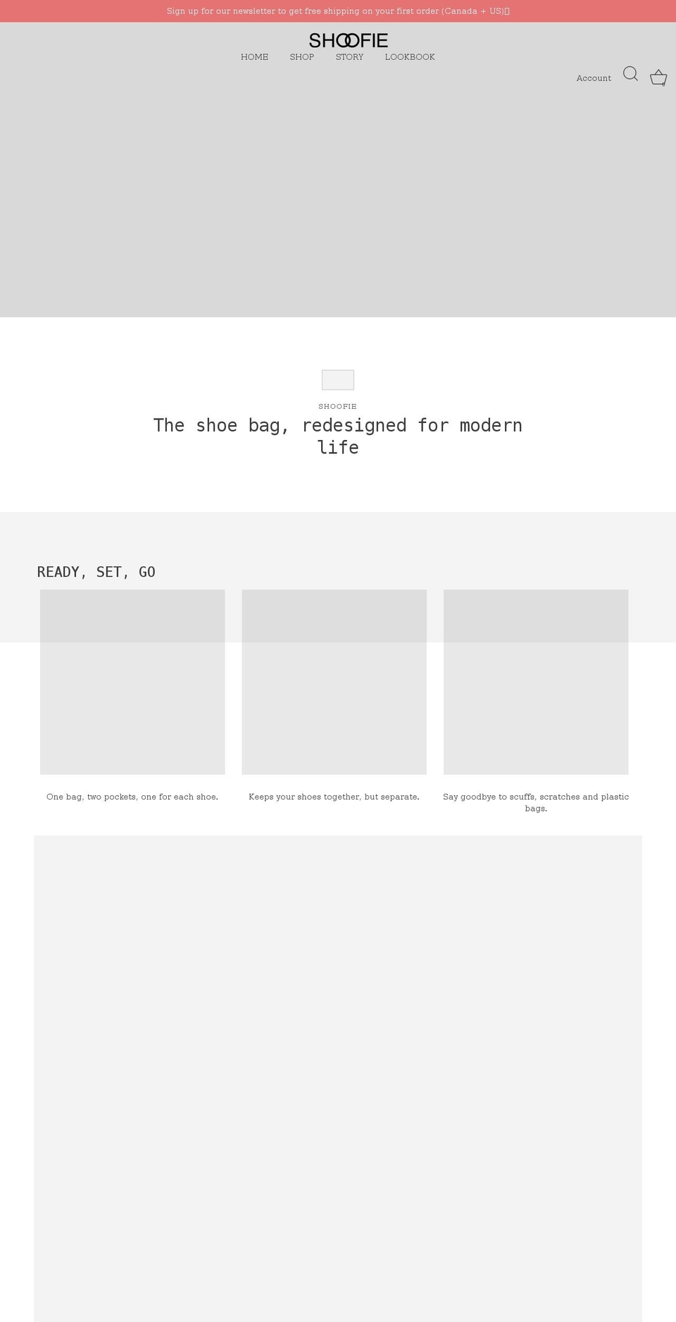 shoofie.com shopify website screenshot