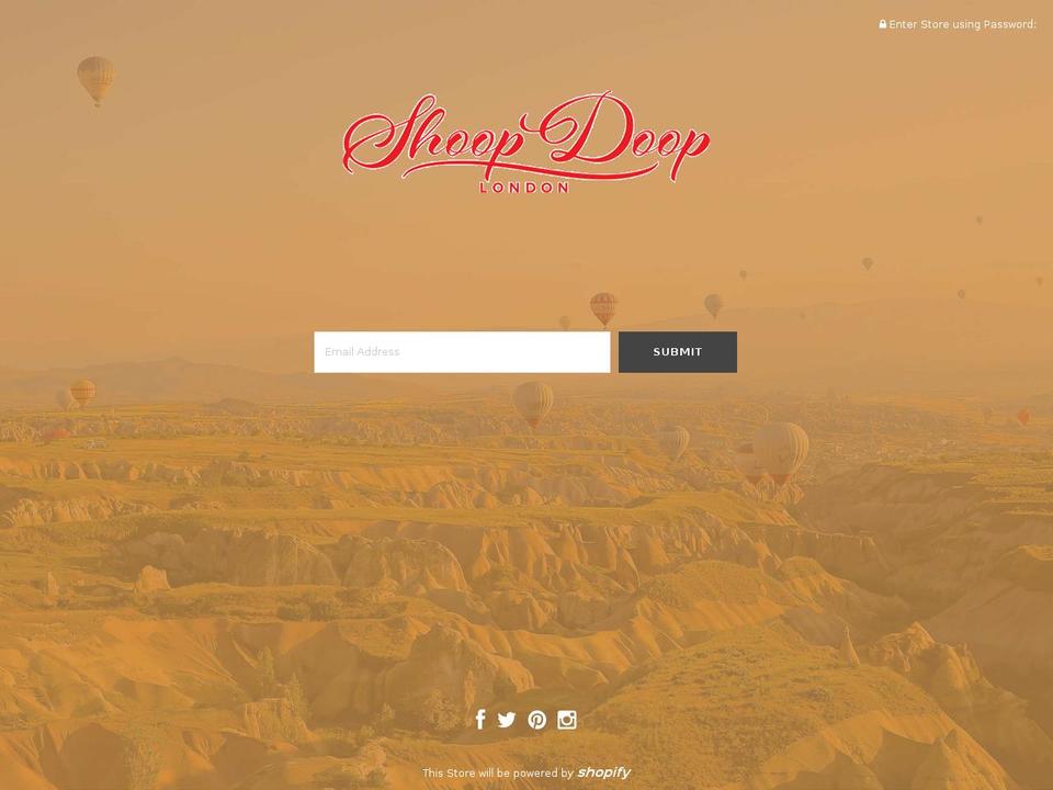 shoopdooplondon.com shopify website screenshot