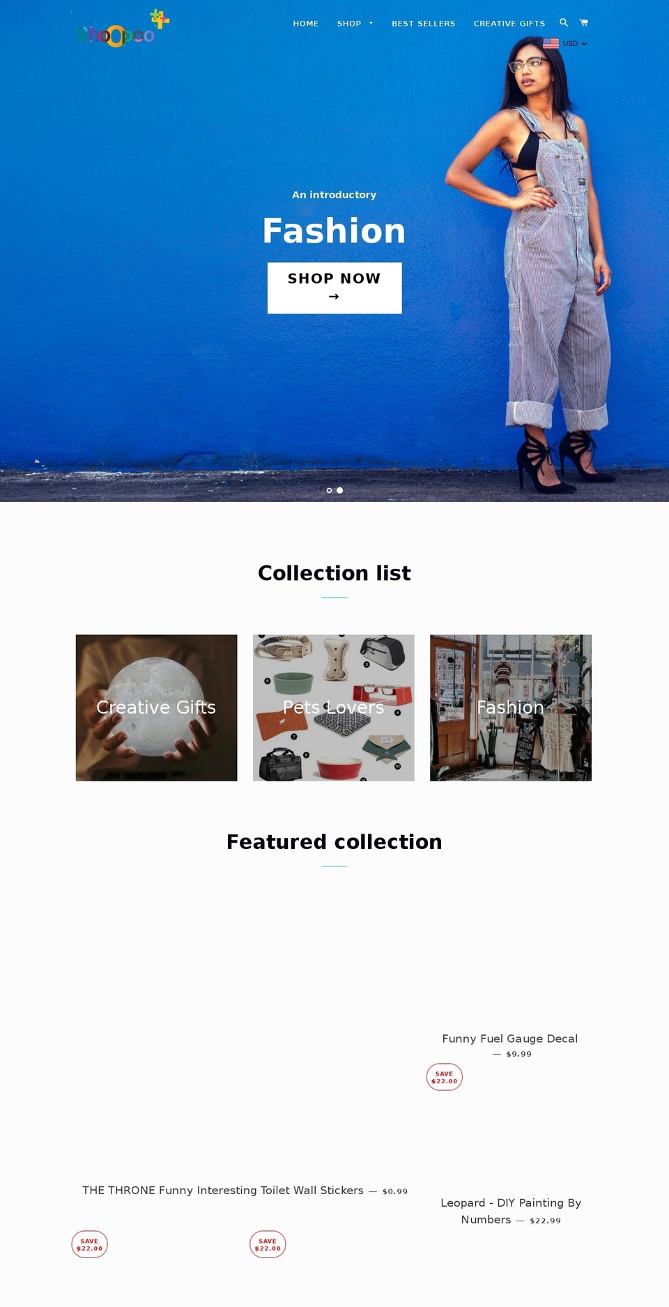 shoopoo.com — Shopify storefront screenshot