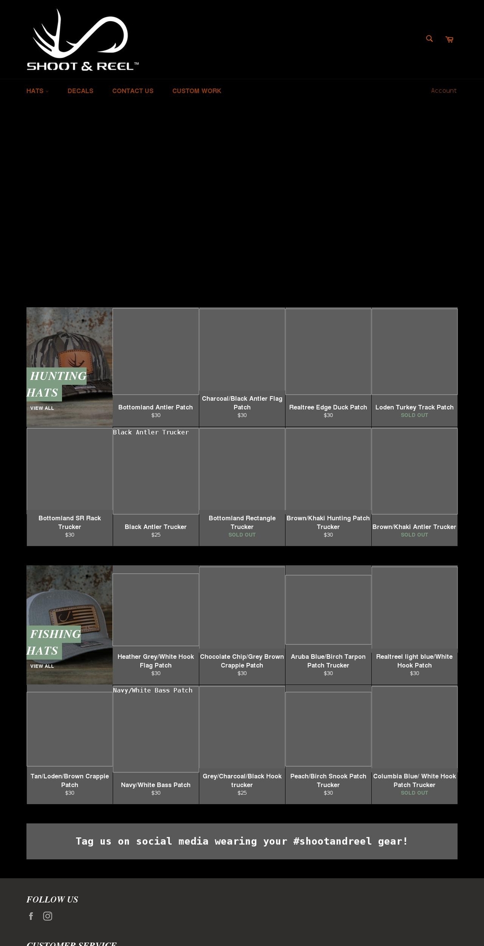 shootandreel.com — Shopify storefront screenshot
