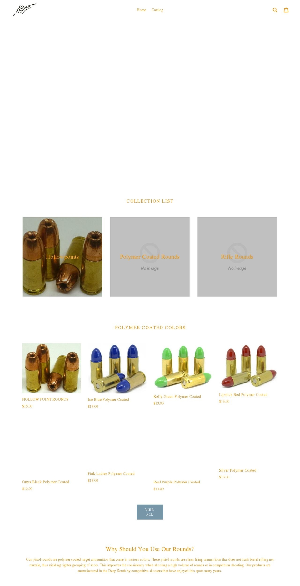 shootersammunitionlouisiana.com — Shopify storefront screenshot