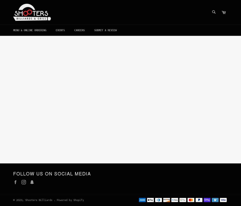 shootersofhammond.com shopify website screenshot
