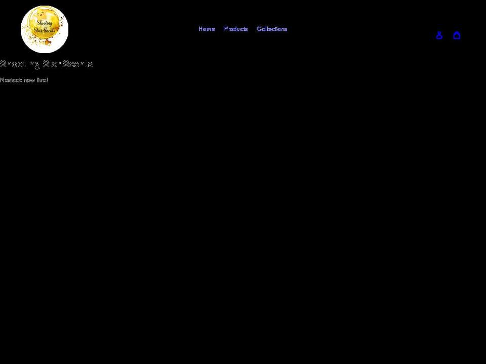 shootingstarscents.net shopify website screenshot