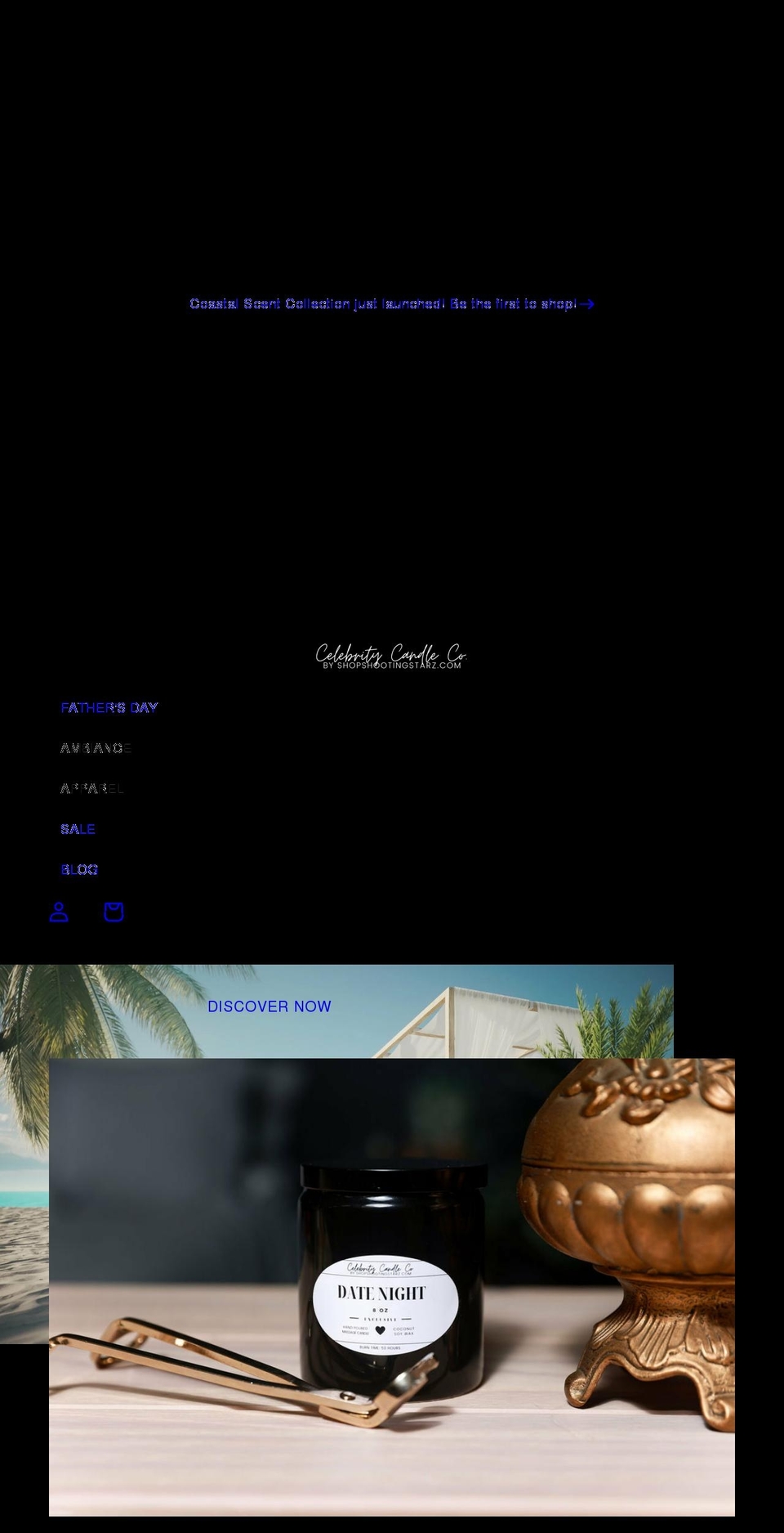 shootingstarzshopette.com shopify website screenshot