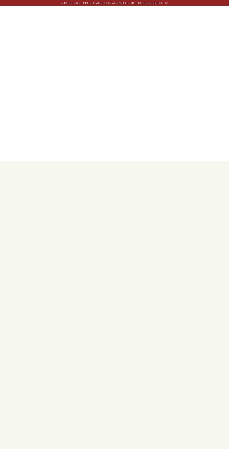 shop-allume.com — Shopify storefront screenshot