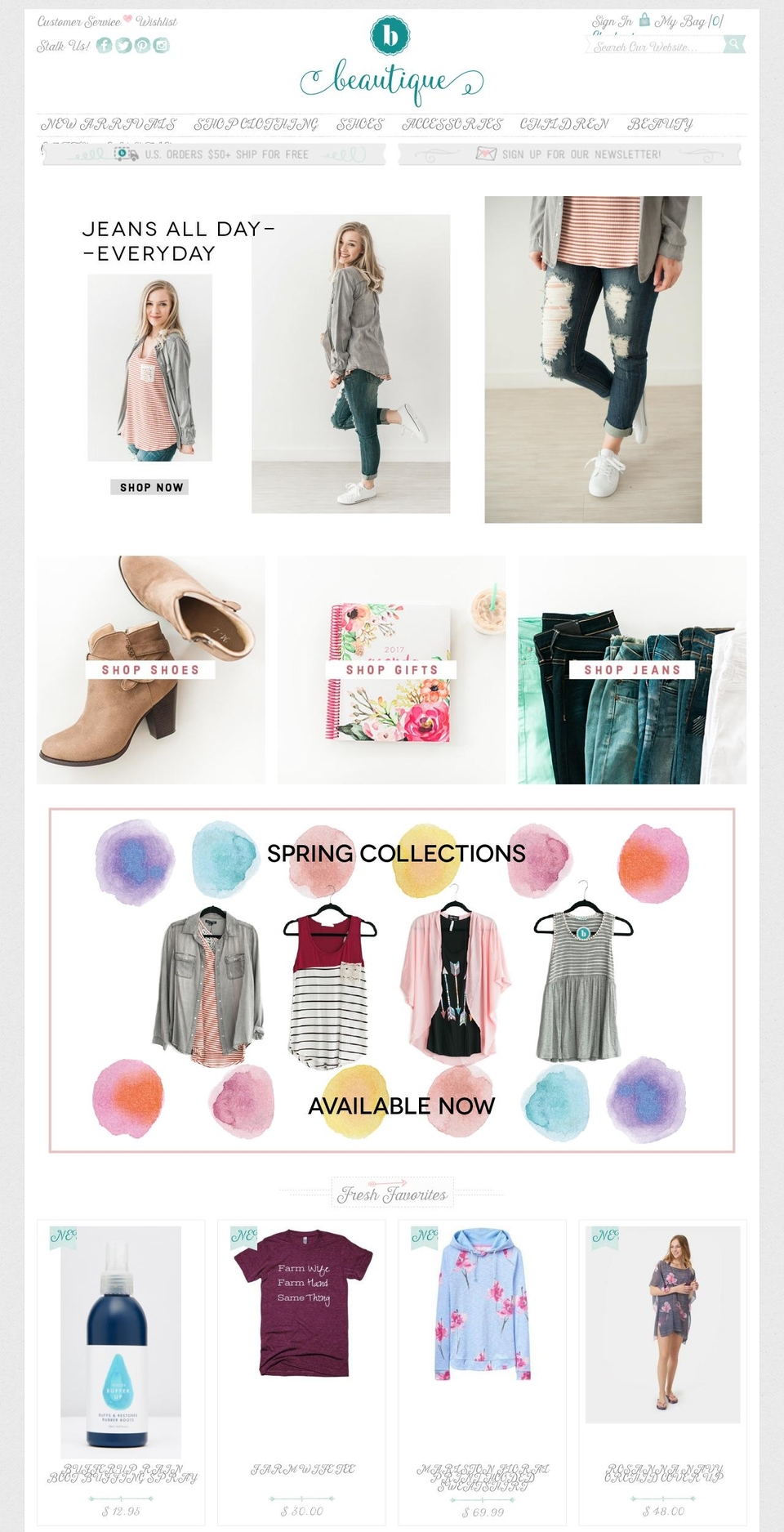 shop-beautique.com shopify website screenshot