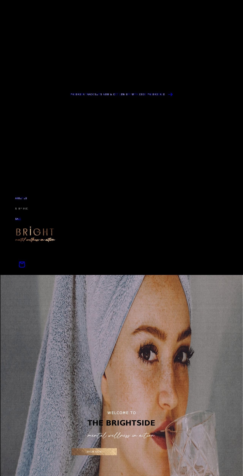 Bright Shopify theme site example shop-bright.com