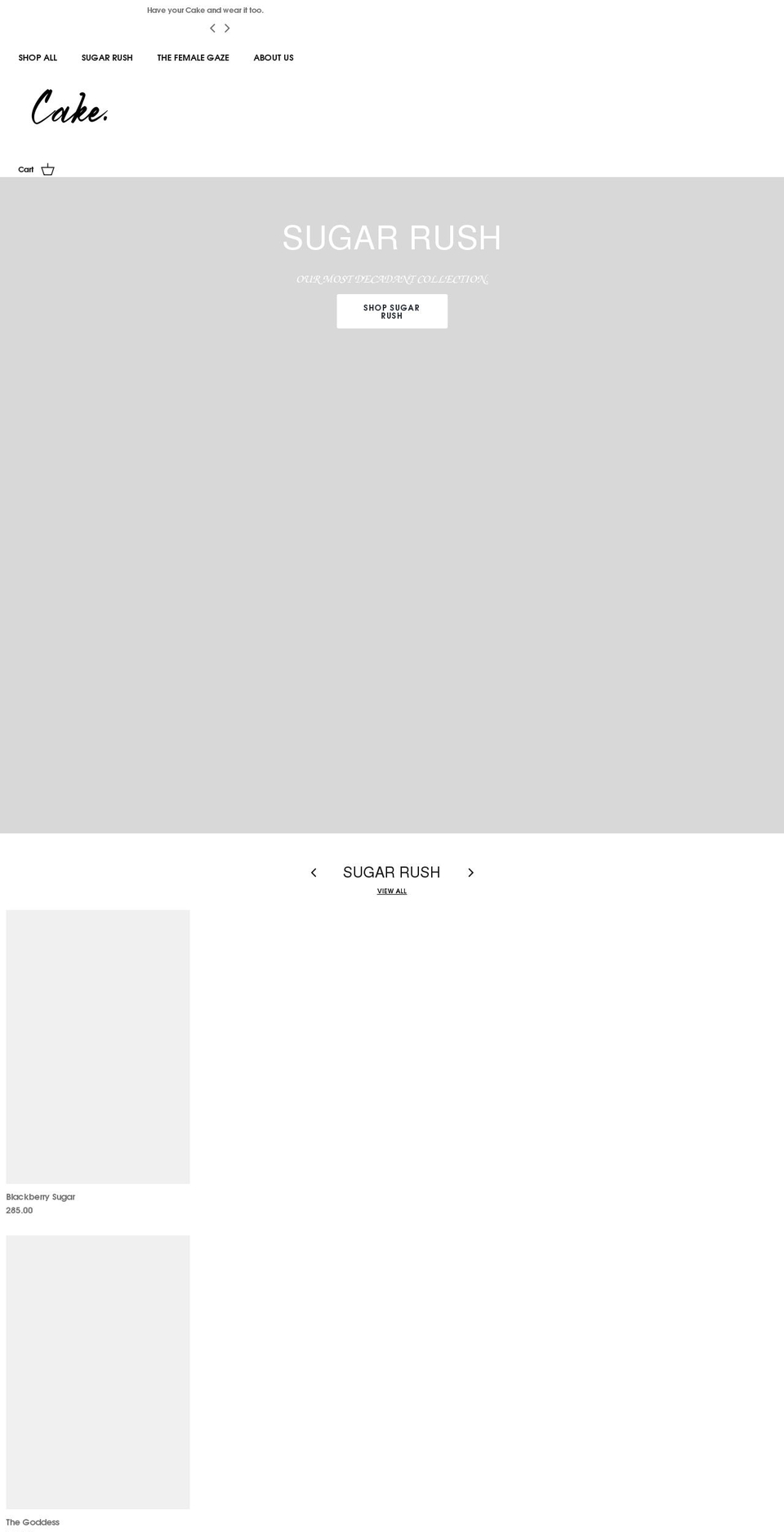 shop-cake.com shopify website screenshot