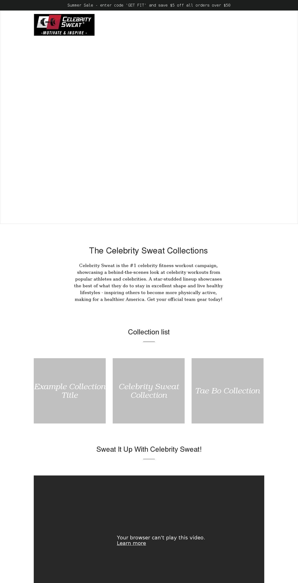 shop-celebrity-sweat.myshopify.com shopify website screenshot