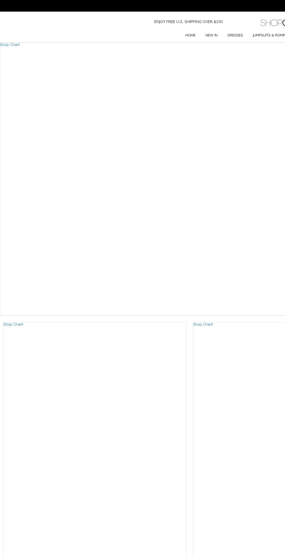 shop-charli-2.myshopify.com shopify website screenshot