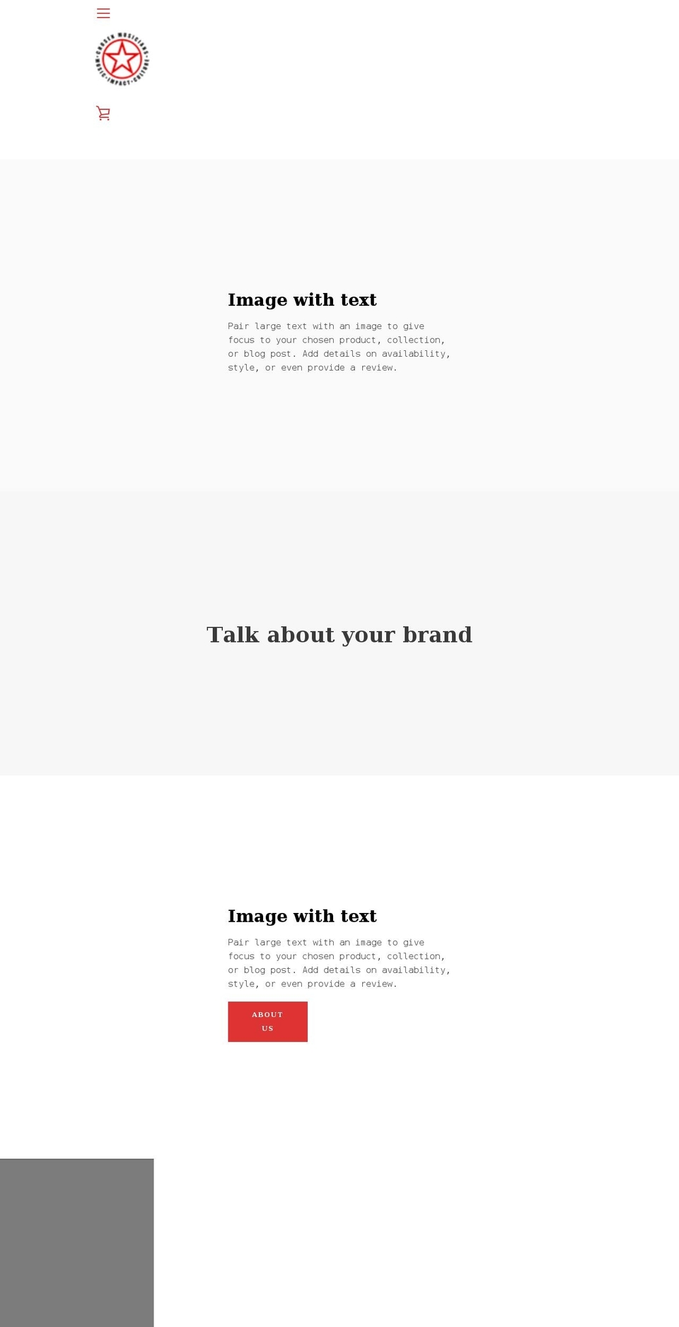 shop-chosen-musicians.myshopify.com shopify website screenshot