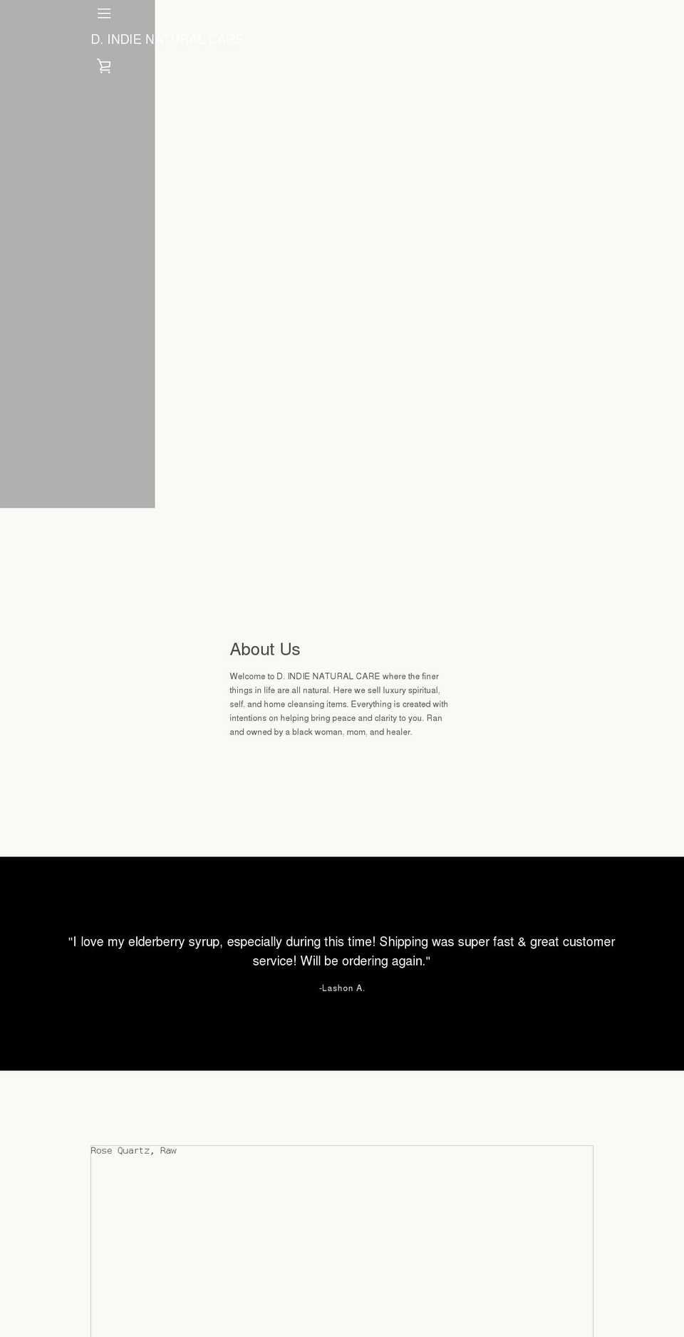 shop-dindienaturalcare.com shopify website screenshot