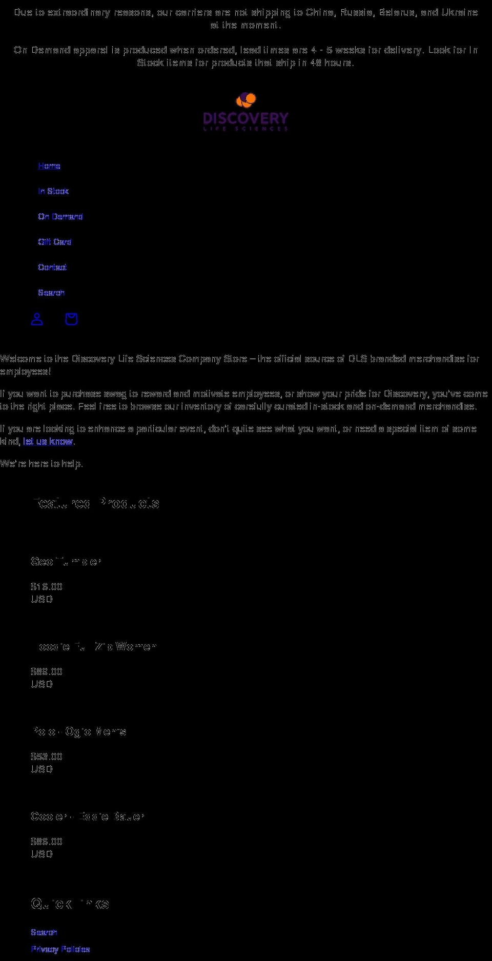 shop-dls.com shopify website screenshot