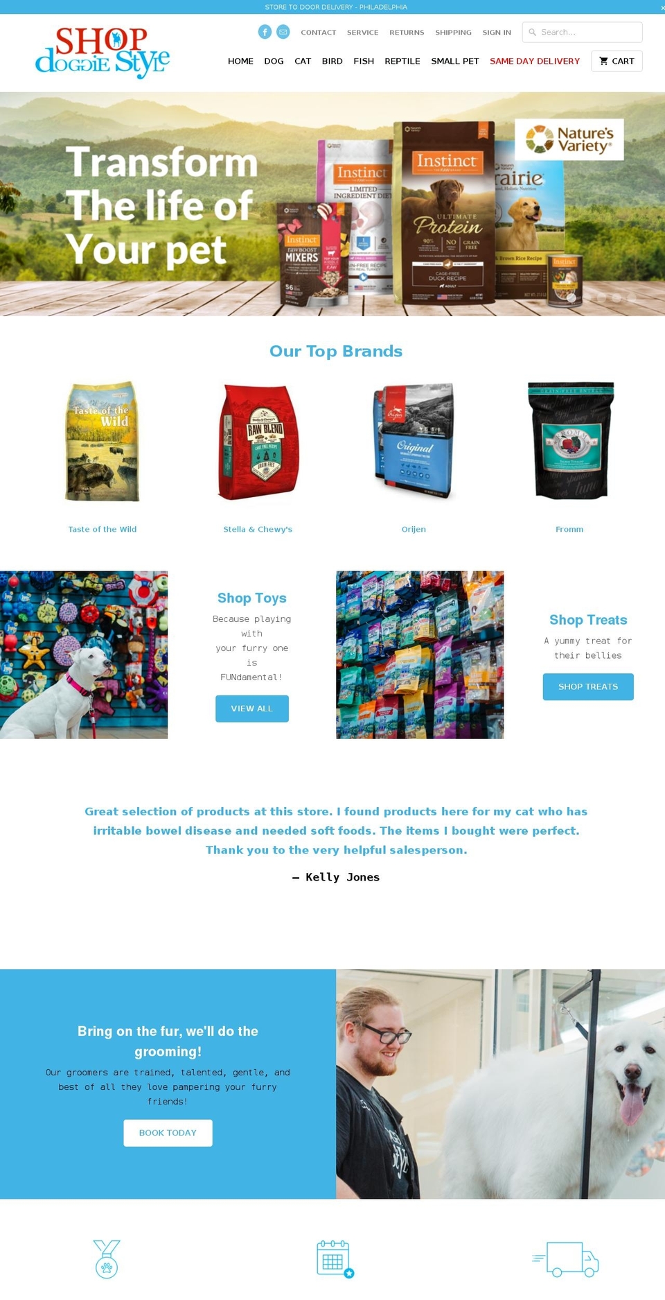 shop-doggie-style.myshopify.com shopify website screenshot