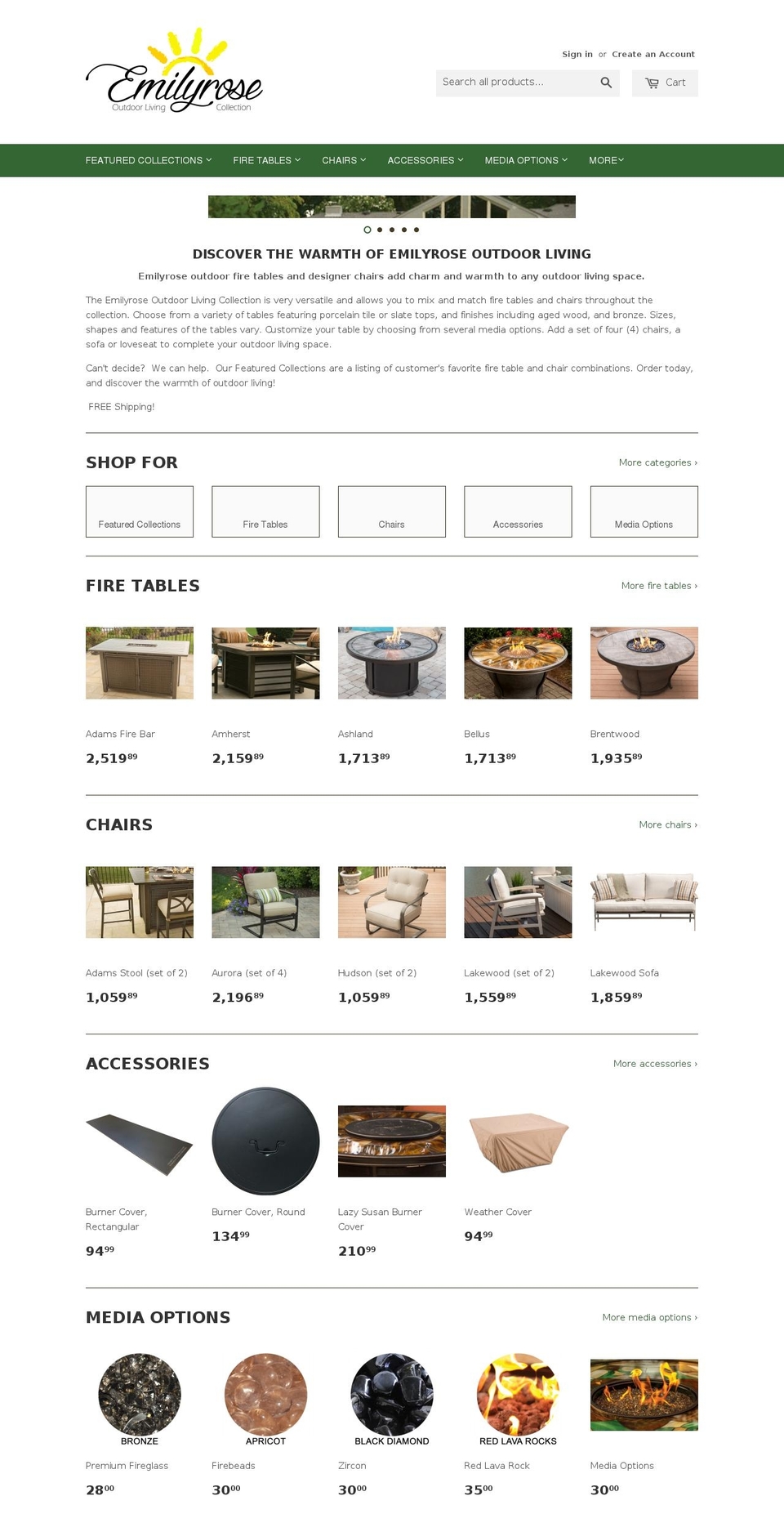 shop-emilyroseolc.com — Shopify storefront screenshot