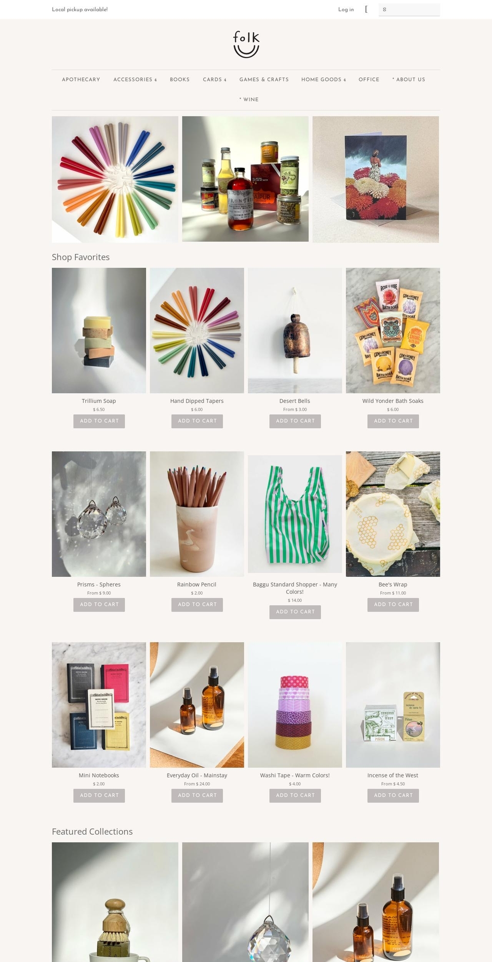 shop-folk.myshopify.com shopify website screenshot