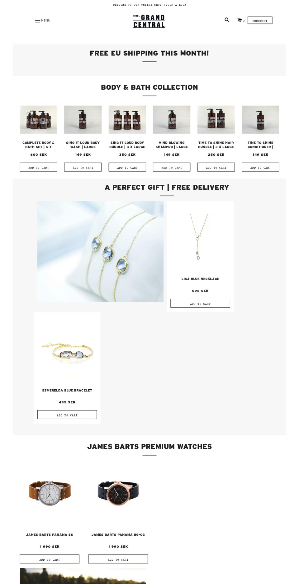 shop-grandcentral.com shopify website screenshot