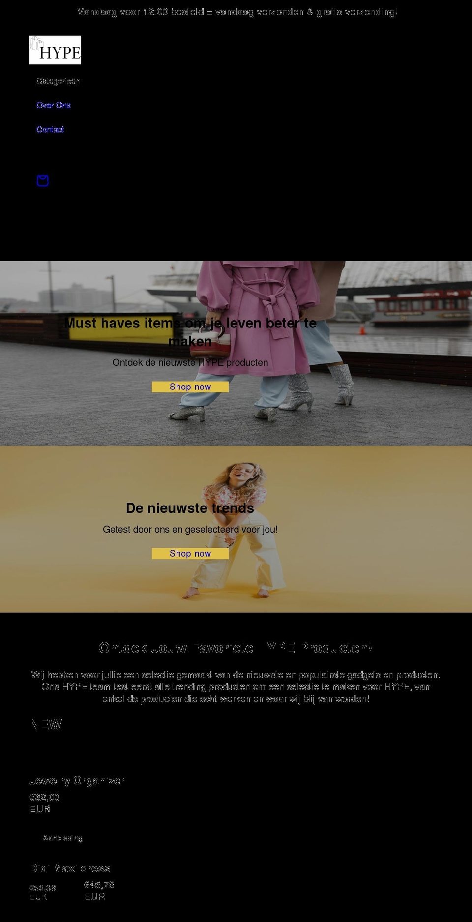 shop-hype.com — Shopify storefront screenshot