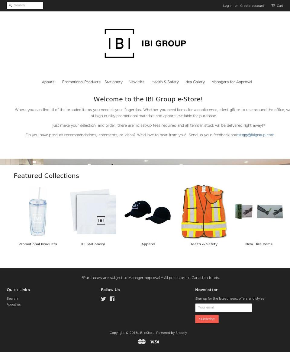 shop-ibi.com — Shopify storefront screenshot