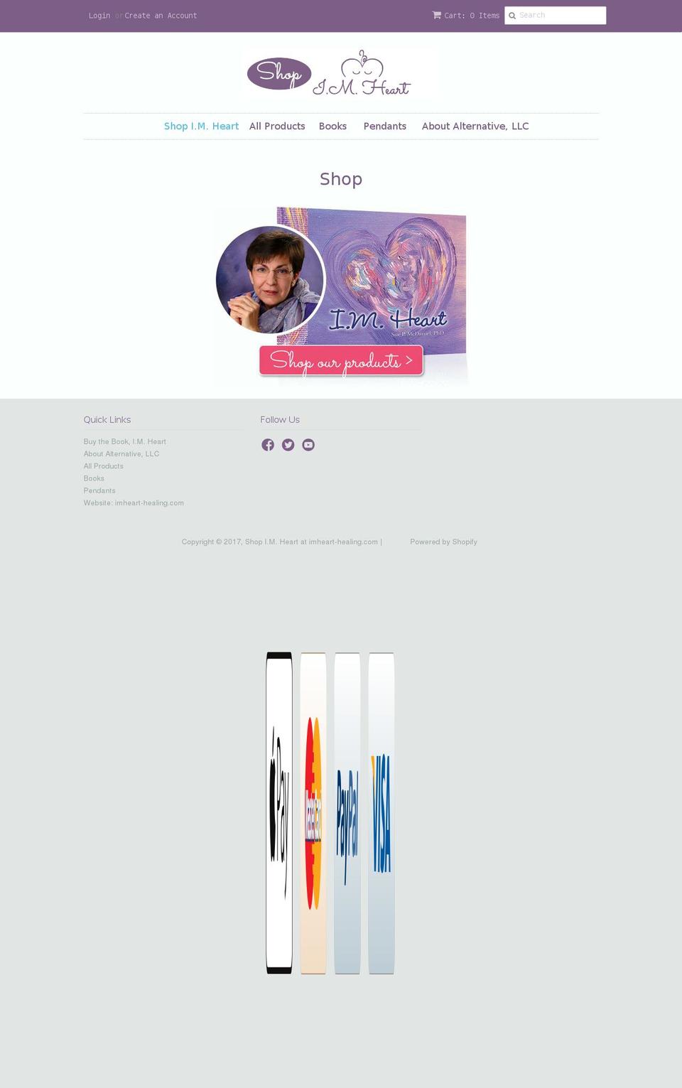shop-imheart-healing.com shopify website screenshot