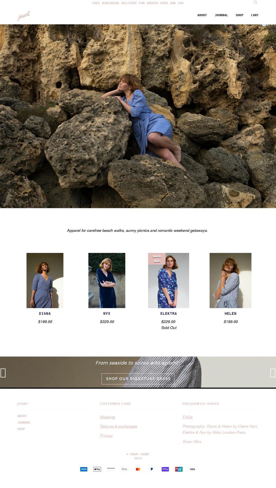 shop-jaunt.com shopify website screenshot