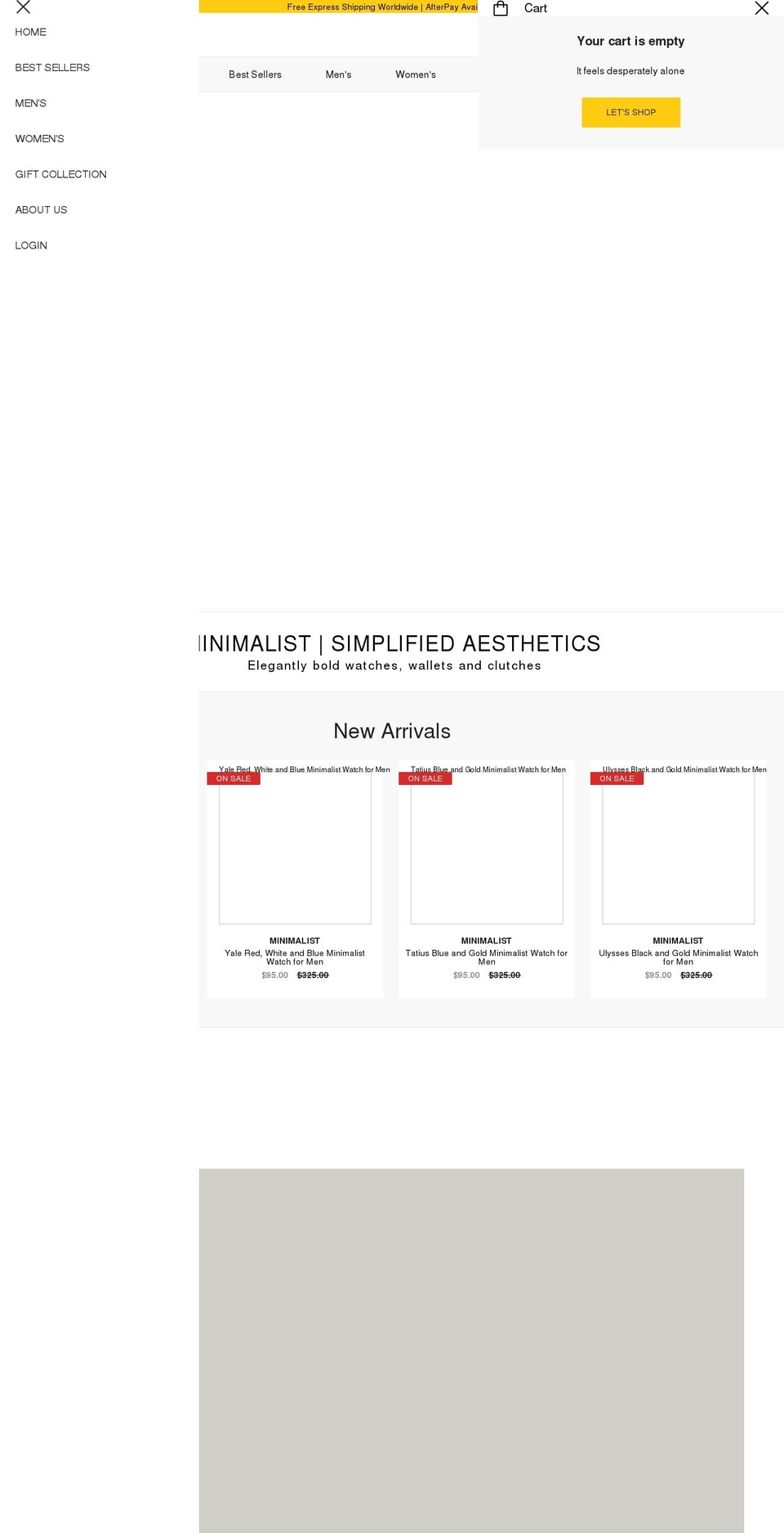 shop-minimalist.com.au shopify website screenshot