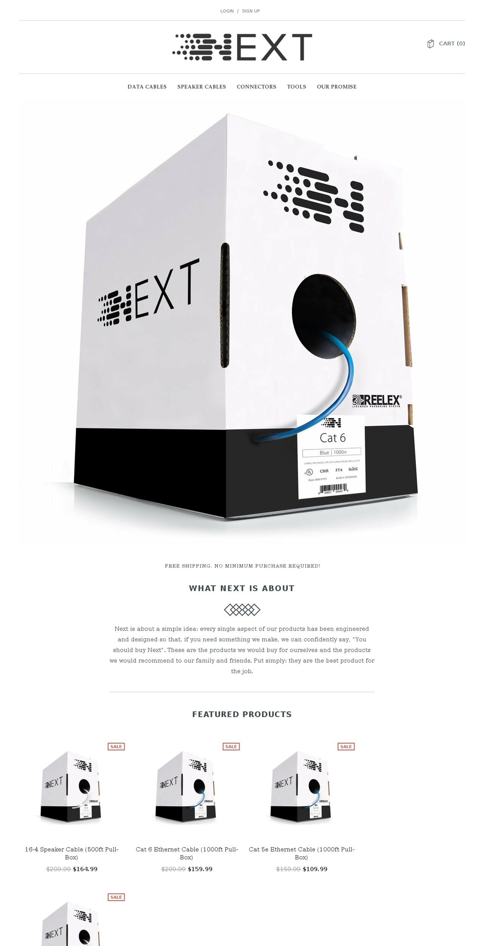 shop-next.com — Shopify storefront screenshot