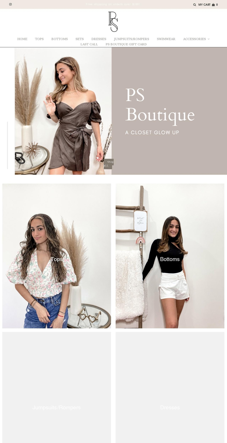shop-ps-boutique.com shopify website screenshot