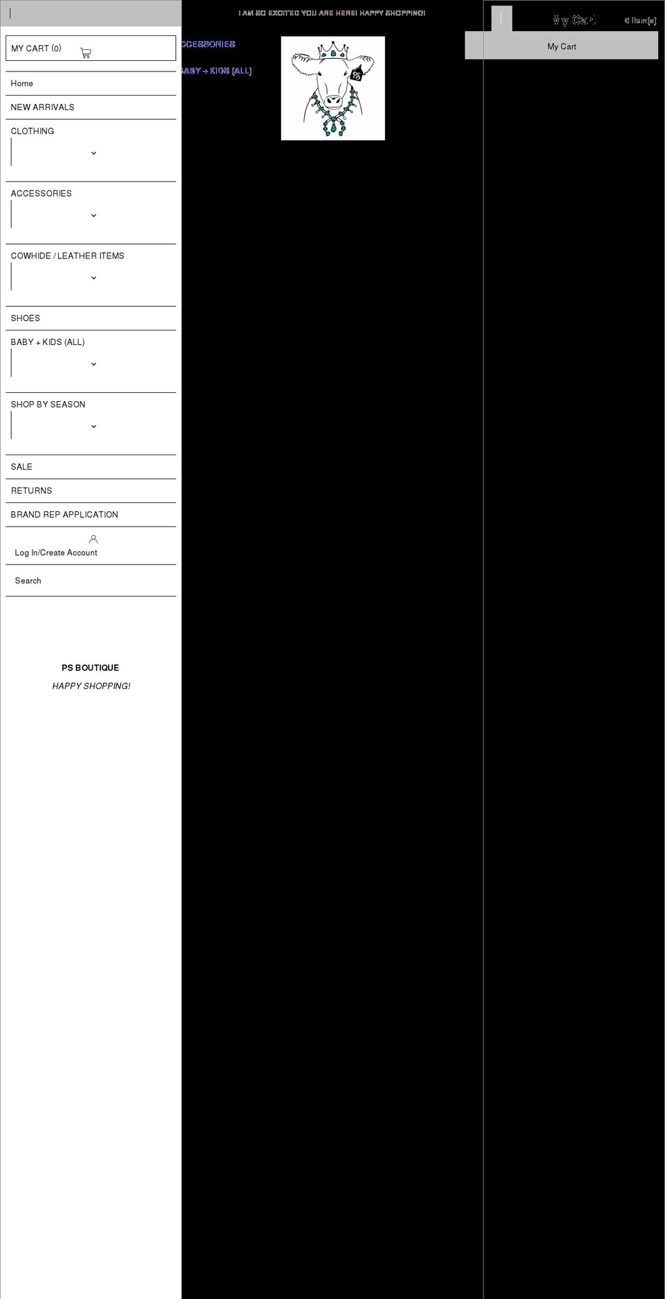shop-ps-boutique.myshopify.com shopify website screenshot