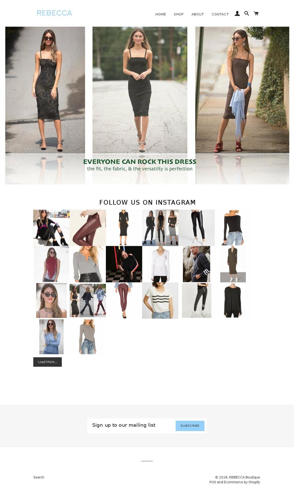 shop-rebecca.com shopify website screenshot