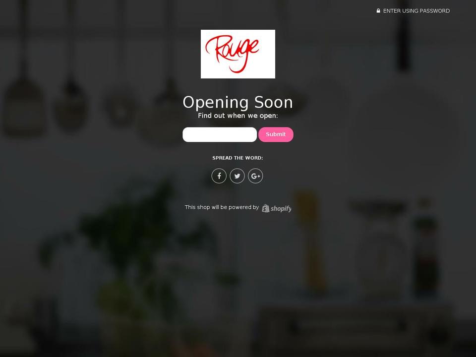 shop-rouge.com shopify website screenshot