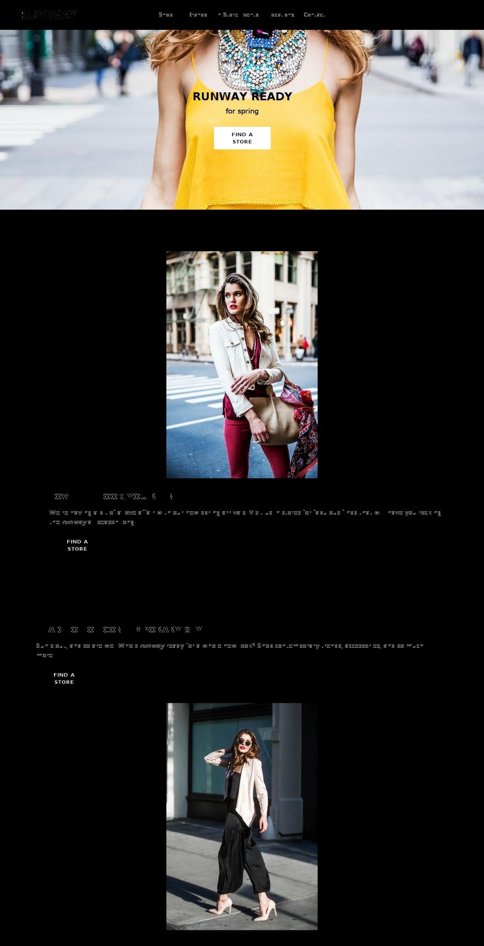 shop-runway.com — Shopify storefront screenshot
