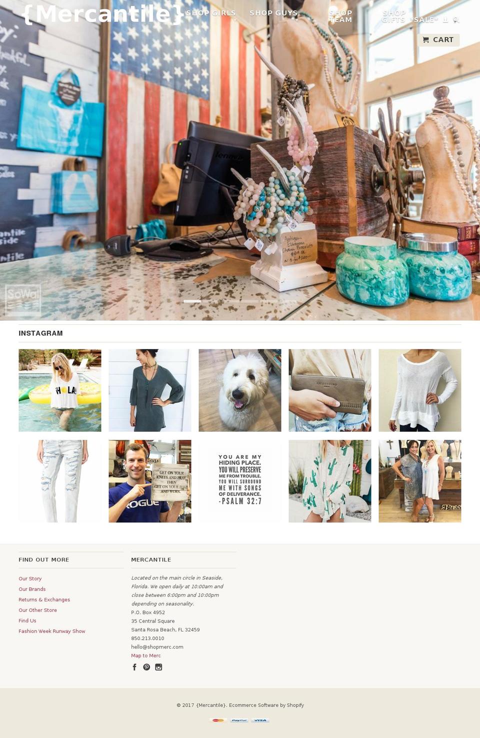 shop-seaside.com shopify website screenshot