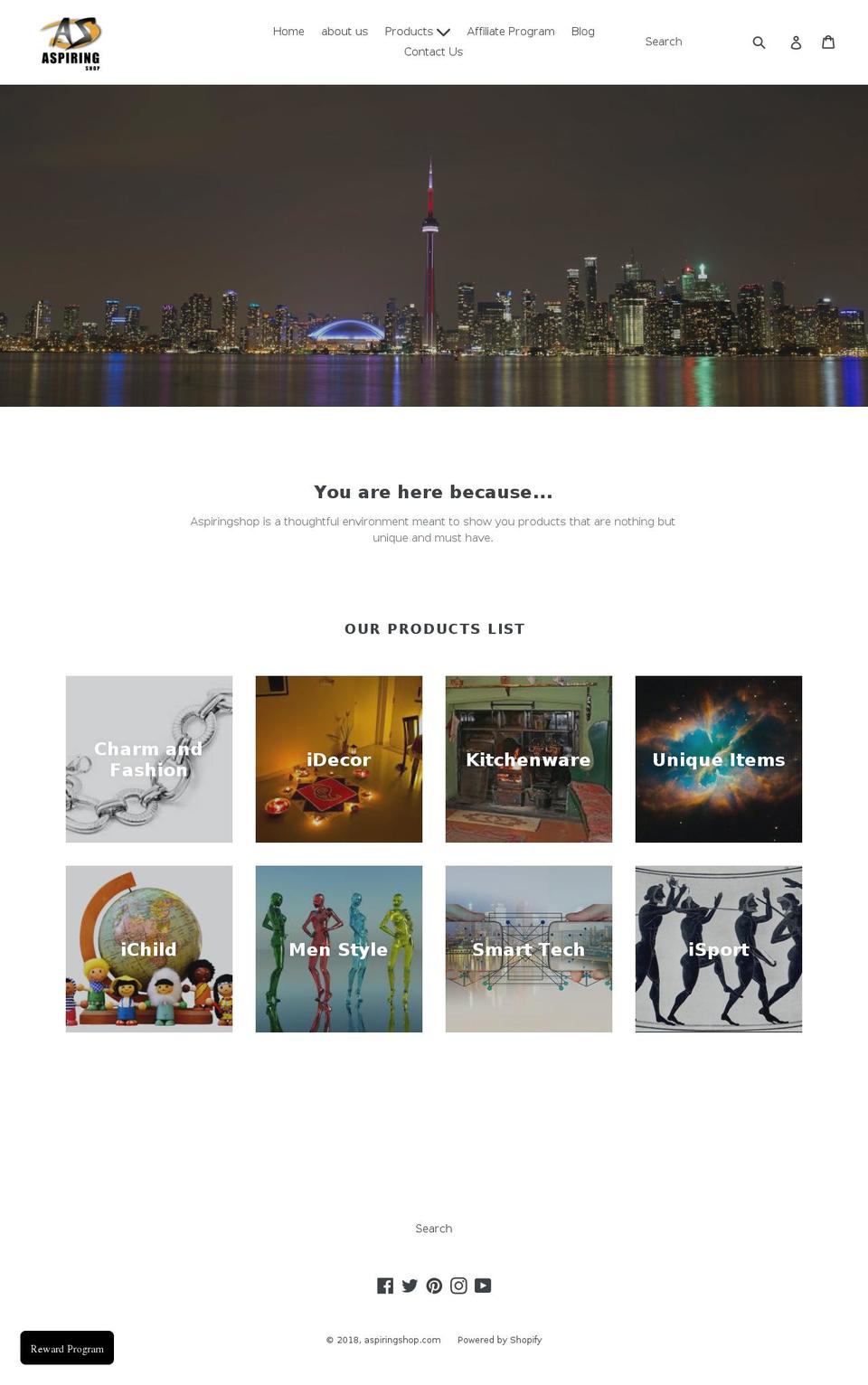 shop-ship-share.com — Shopify storefront screenshot