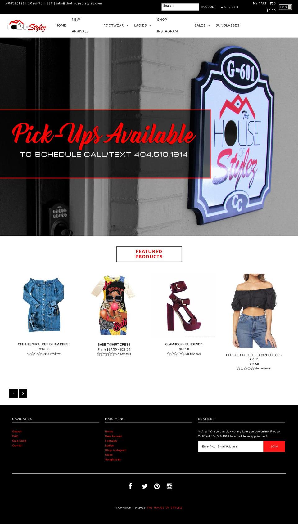 shop-stylez.com — Shopify storefront screenshot