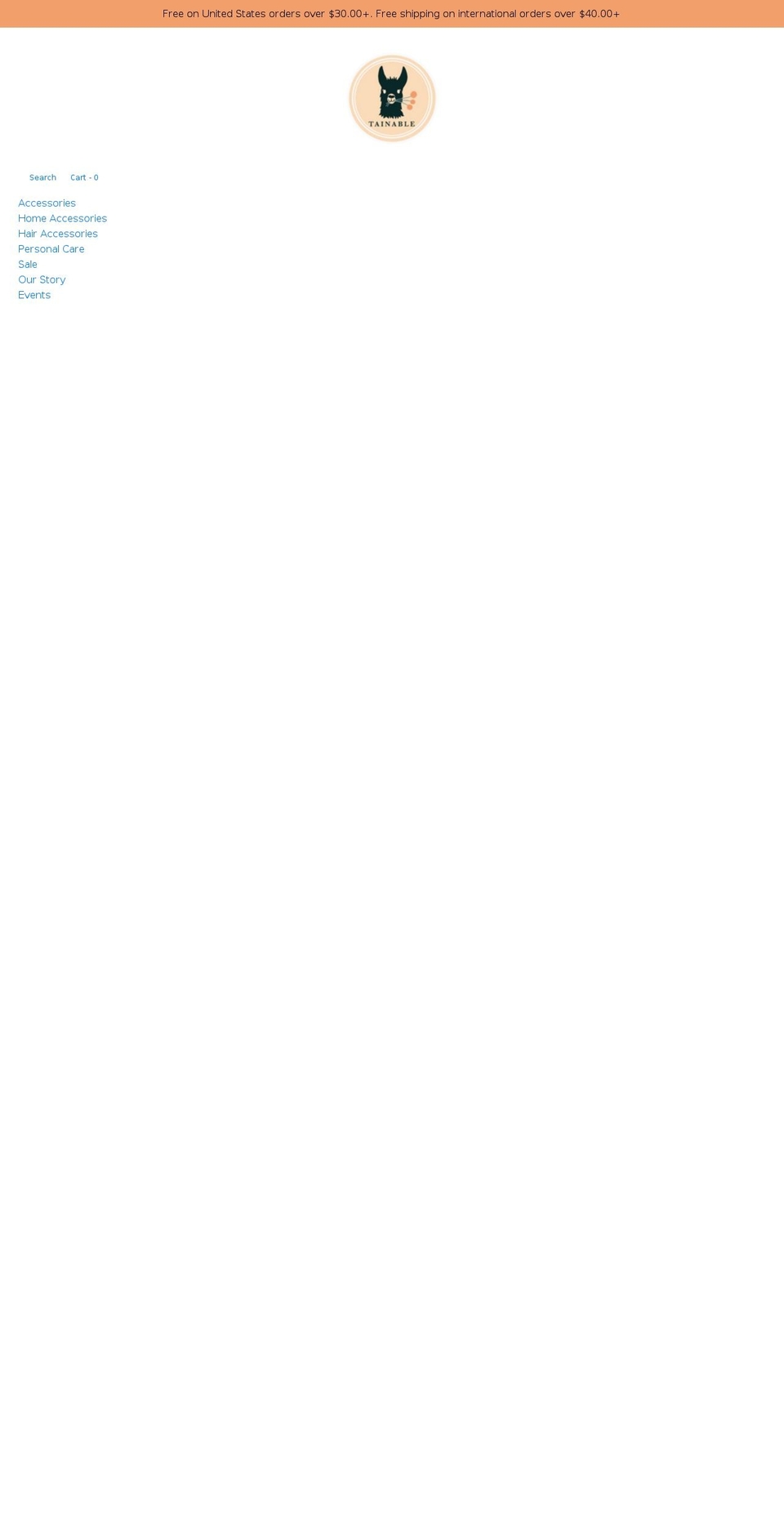 shop-tainable.com shopify website screenshot