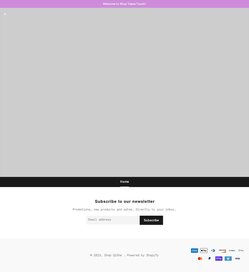 shop-takestouch.com shopify website screenshot
