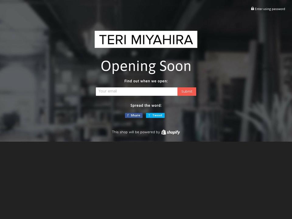 shop-teri-miyahira-beauty.myshopify.com shopify website screenshot