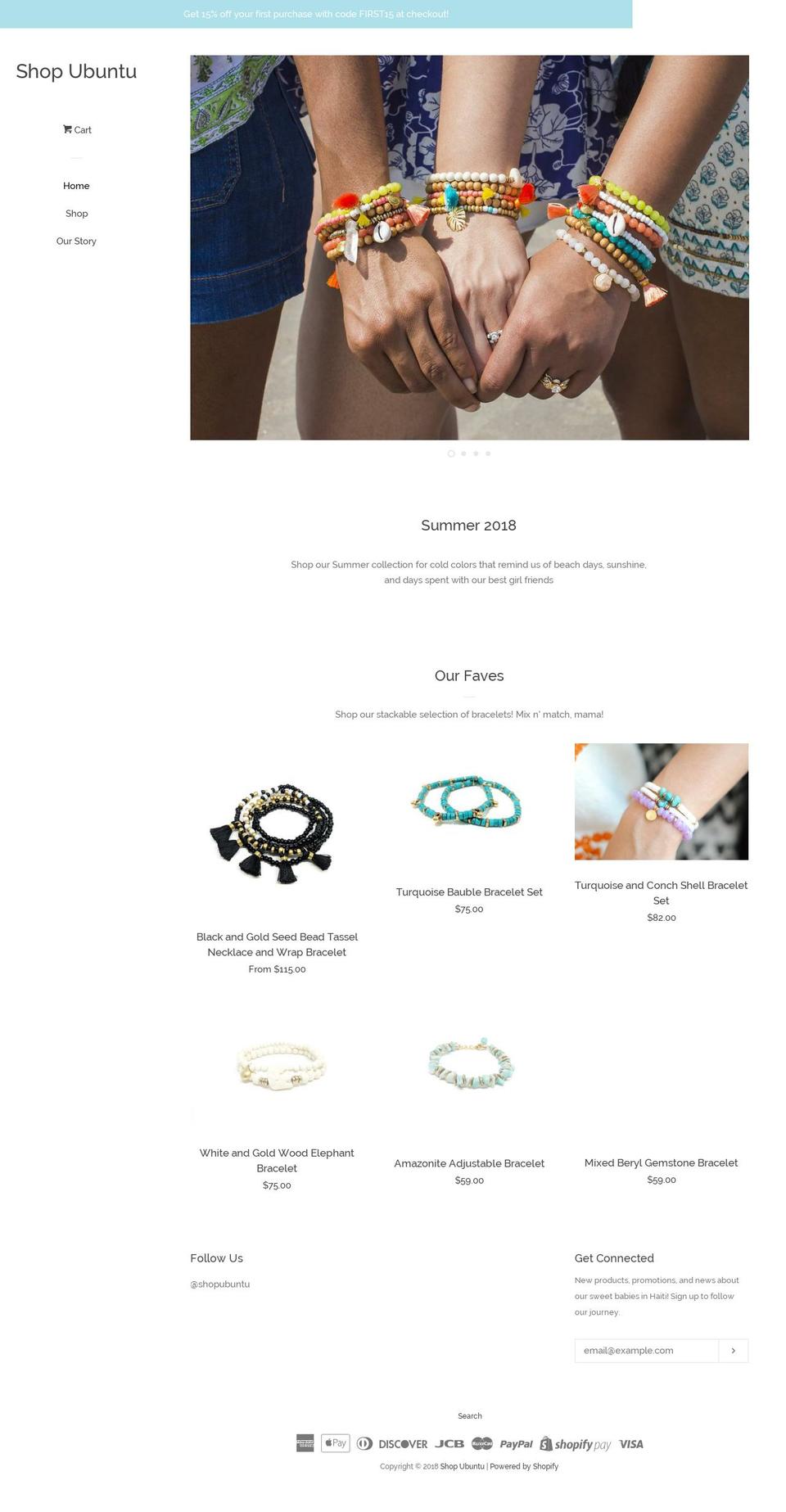 shop-ubuntu.com — Shopify storefront screenshot
