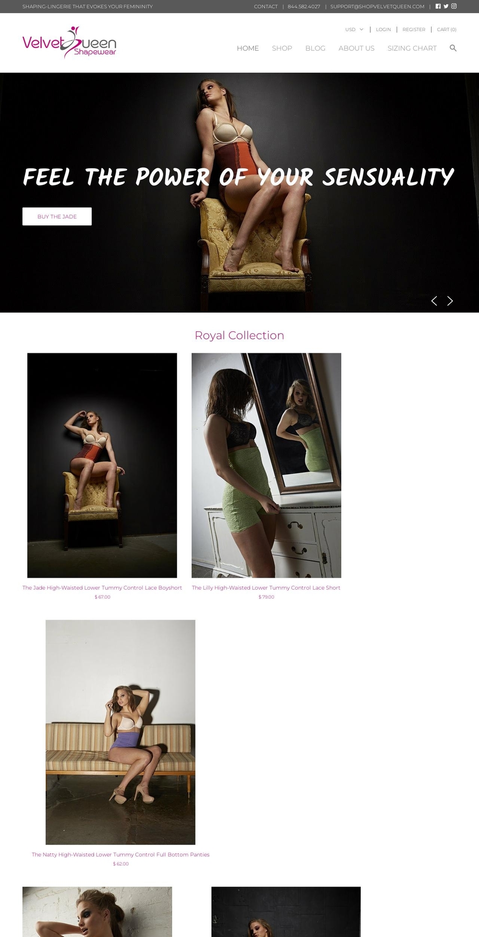 shop-velvet-queen.myshopify.com shopify website screenshot