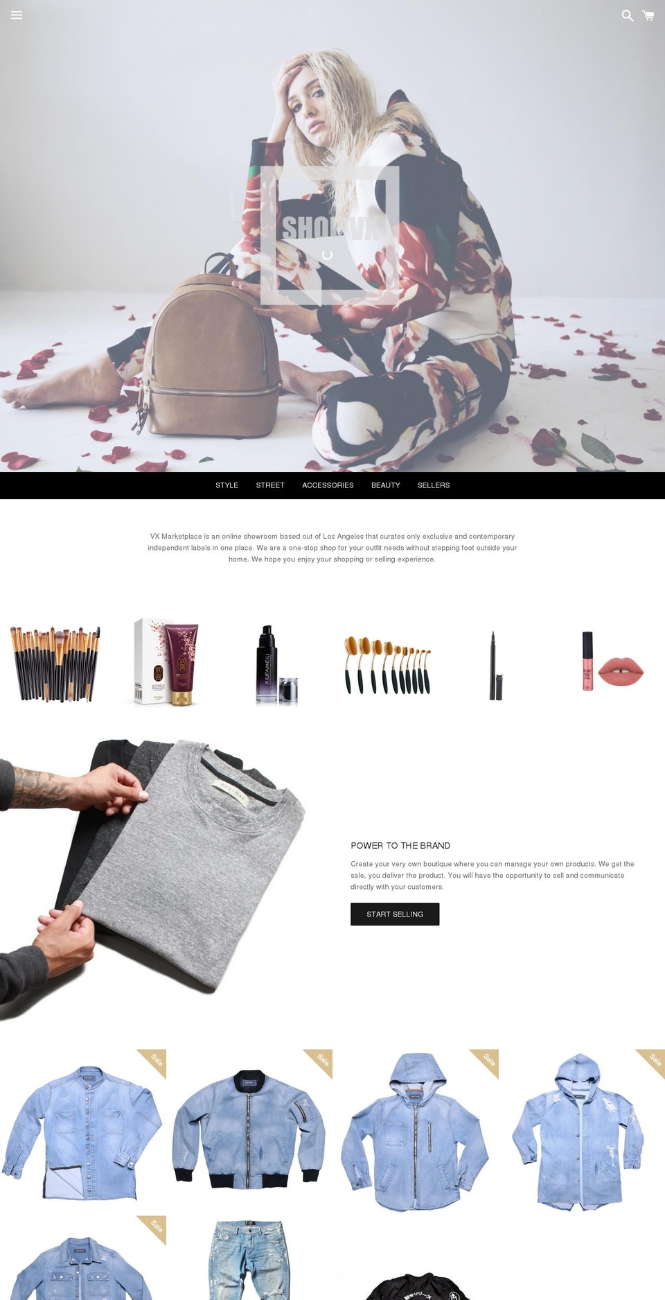 shop-vx.com shopify website screenshot
