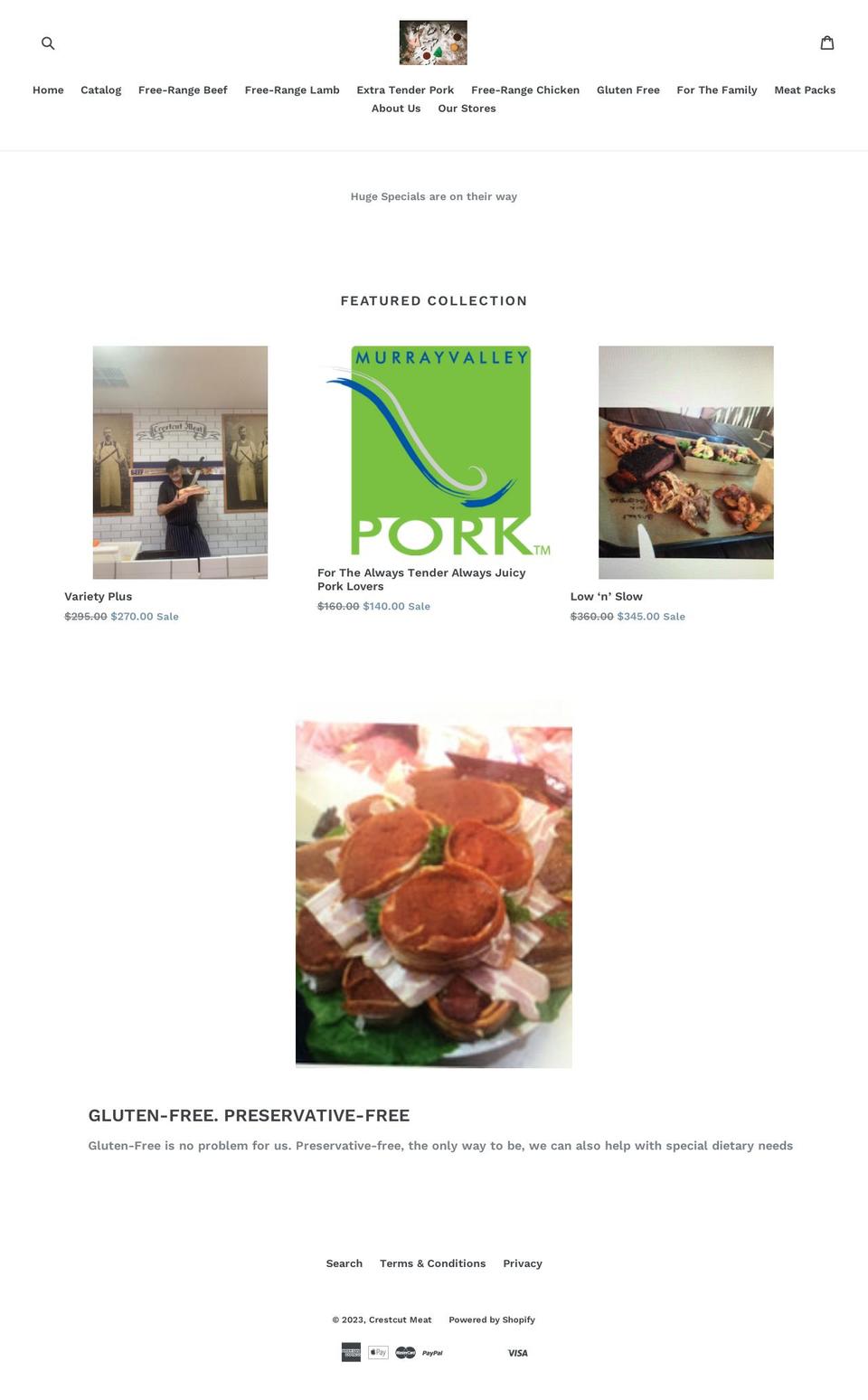 shop.adelaidesbestbutcher.com.au shopify website screenshot