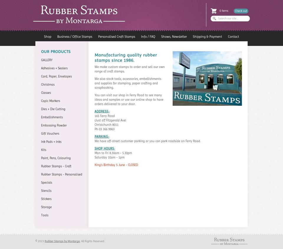 shop.artstamps.co.nz shopify website screenshot