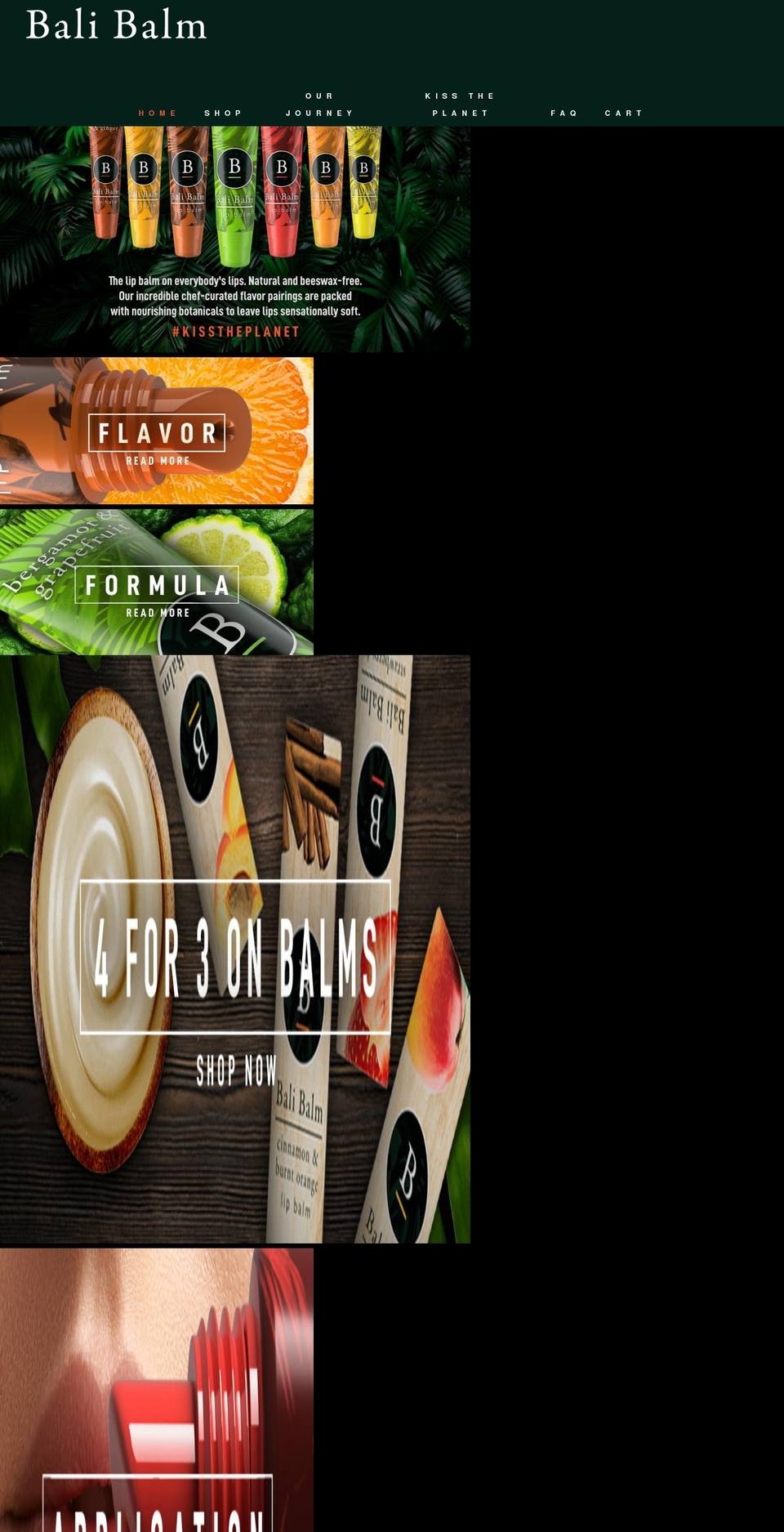 shop.balibalm.com shopify website screenshot