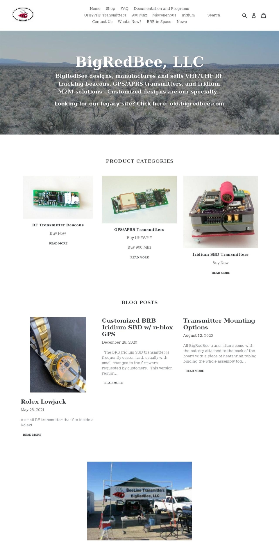 shop.bigredbee.com shopify website screenshot