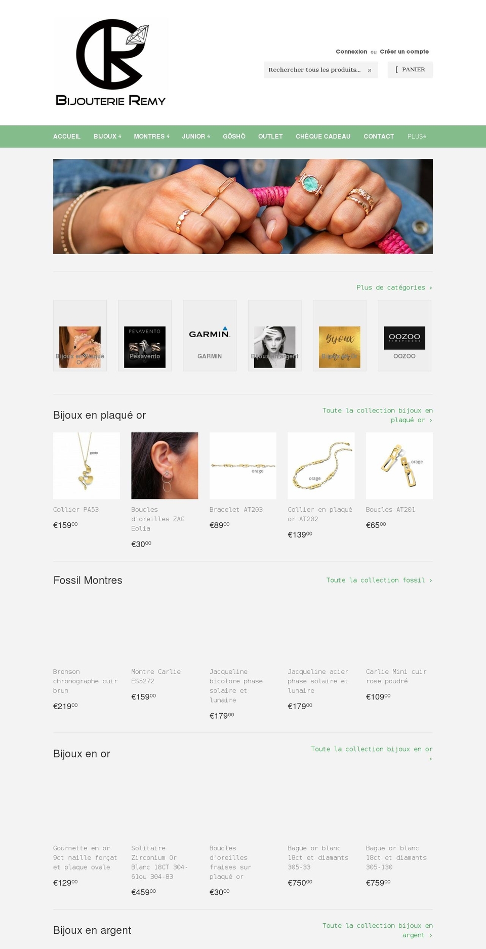 shop.bijouterie-remy.be shopify website screenshot